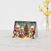 イエティのプレゼント交換 カード (黄色い花)