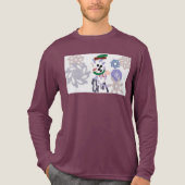 イエティの冬の楽しみ トライブレンドTシャツ (正面)