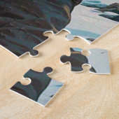 イエティビフットサスカッチセルフィー山エベレスト ジグソーパズル (側面)