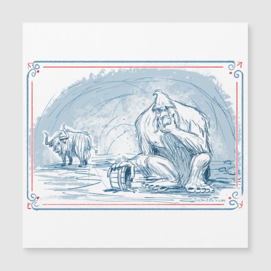 イエティ磁気カード (正面)