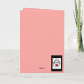 イエティ カップル バレンタインデー カード - 幻想的 (裏面)