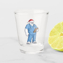 イエティ 雪男 看護師 スクラブ クリスマス ジョーク プレゼント ショットグラス