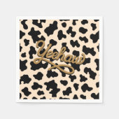 イエハウアドベンチャーインザワイルドウエストロデオ誕生日 スタンダードカクテルナプキン (正面)