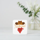 イエハウウエスタンカントリーハウディサザンカウボーイエH スクエア名刺 (スタンド正面)