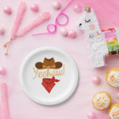 イエハウウエスタンカントリーハウディサザンカウボーイエH ペーパープレート (パーティー)