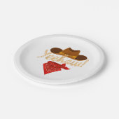 イエハウウエスタンカントリーハウディサザンカウボーイエH ペーパープレート (アングル)