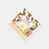 イエハウカウボーイウェスタンバースデーパーティー スタンダードカクテルナプキン (角)