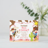 イエハウカウボーイウェスタンバースデーパーティー ポストカード (スタンド正面)