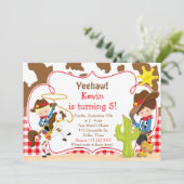イエハウカウボーイウェスタンバースデーパーティー 招待状 (スタンド正面)