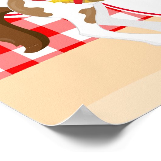 イエハウカウボーイウェスタン誕生日ポスターボーイ ポスター (角)