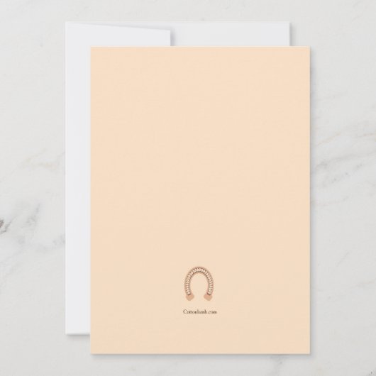 イエハウカウボーイバースデーパーティー 招待状 (裏面)