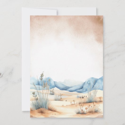 イエハウカウボーイロデオワイルドウエストランチ5誕生日 招待状 (裏面)