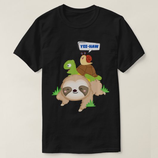 イエハウスロートゥルテルアンドカタツムリ Tシャツ (デザイン正面)