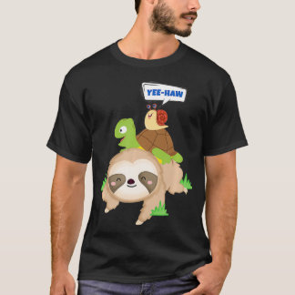 イエハウスロートゥルテルアンドカタツムリ Tシャツ