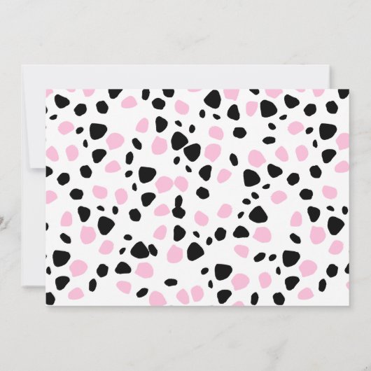 イエハウディスコ女性のカーボーイフォトロデオ誕生日 招待状 (裏面)