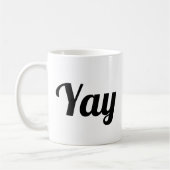 イエハッピーアップフィティングポジティモダンビティ コーヒーマグカップ (左)