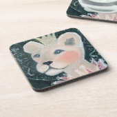 イエバ・ルジテの聖猫動物 コースター (左側)