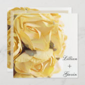 イエファンシーローローズ結婚式招待状 招待状 (正面/裏面)