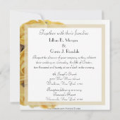 イエファンシーローローズ結婚式招待状 招待状 (裏面)