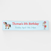 イエブルネットかわいいナイト誕生日パーティーを聞く 横断幕 (横)