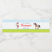 イエブルネットかわいい騎士を聞く ペットボトルラベル (シングルラベル)