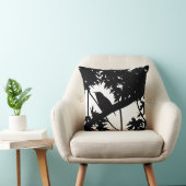 イエミソサザイのシルエット愛野鳥観察 クッション (椅子)