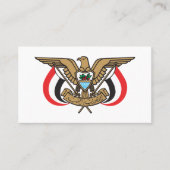 イエメンのエンブレム 名刺 (正面)