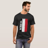 イエメンの国旗 イエメン Tシャツ (正面フル)