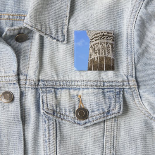 イエメンの旧サナアのアル·バキリヤ·モスク 缶バッジ (インサイチュ)