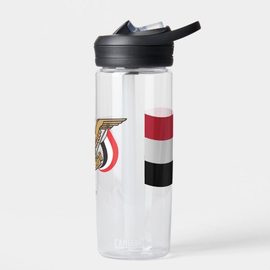 イエメンの紋章、国旗、イエメン ウォーターボトル (左面)