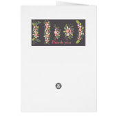 イエメンの結婚式招待状カード (裏面)