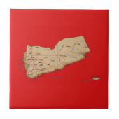 イエメンマップタイル タイル (正面)