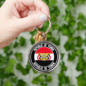 イエメン丸エンブレム キーホルダー (手)