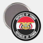 イエメン丸エンブレム マグネット (正面/裏面)