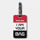 イエメン国旗とイエメン、旅行/パーソナライズされたバッグ ラゲッジタグ (裏面縦)