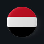 イエメン国旗のボタン 缶バッジ<br><div class="desc">イエメン国旗のボタン</div>