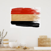 イエメン国旗のポスター ポスター (キッチン)