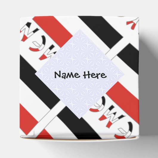 イエメン国旗の黒の個人用設定(タイル) フェイバーボックス (上部)