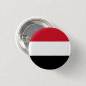 イエメン国旗、イエメン国旗 缶バッジ (正面&裏面)