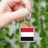 イエメン国旗 キーホルダー (手)