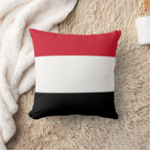 イエメン国旗 クッション (ブランケット)