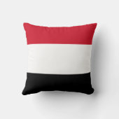 イエメン国旗 クッション (裏面)