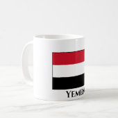 イエメン国旗 コーヒーマグカップ (正面左)