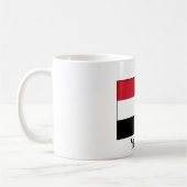 イエメン国旗 コーヒーマグカップ (左)