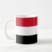 イエメン国旗 コーヒーマグカップ (左)
