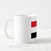 イエメン国旗 コーヒーマグカップ (左)