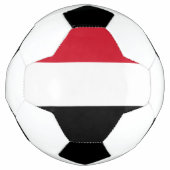 イエメン国旗 サッカーボール (正面)