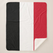 イエメン国旗 シェルパブランケット (正面)