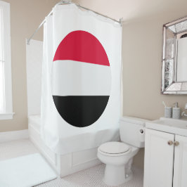 イエメン国旗 シャワーカーテン