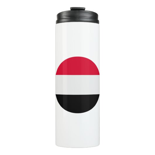 イエメン国旗 タンブラー (正面)